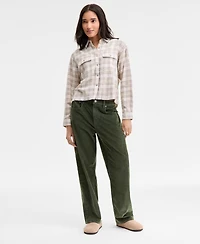 Lucky Brand Women's Mid-Rise Barrel-Leg Jeans