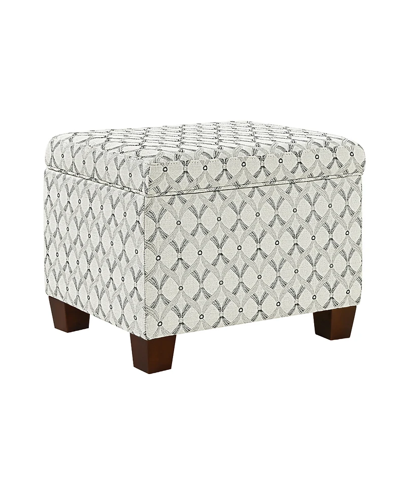 Convenience Concepts 21.75" Print Fabric Madison Storage Ottoman