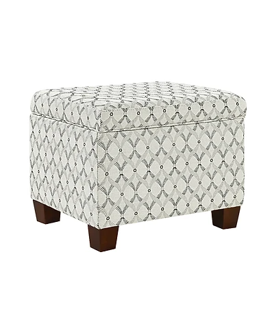 Convenience Concepts 21.75" Print Fabric Madison Storage Ottoman