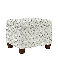 Convenience Concepts 21.75" Print Fabric Madison Storage Ottoman
