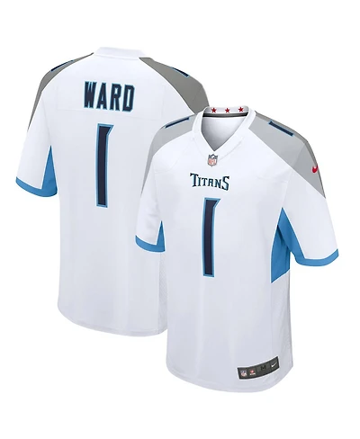 Nike Men's Cameron Ward White Tennessee Titans 2025 Nfl Draft First Round Pick Game Jersey