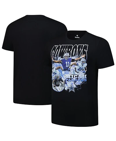 Fanatics Men's Micah Parsons Black Dallas Cowboys Notorious Player Graphic T-Shirt
