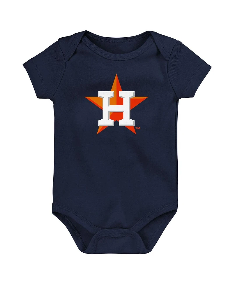 Outerstuff Baby Boys and Girls 3-Piece Houston Astros Slide Home Bodysuit Set