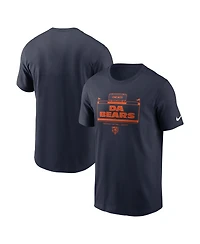 Nike Men's Navy Chicago Bears Primetime Local Essential T-Shirt