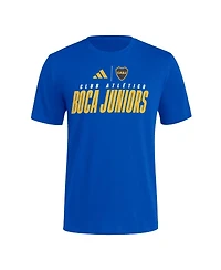 Adidas Men's Blue Boca Juniors 2025 Club World Cup Fresh T-Shirt