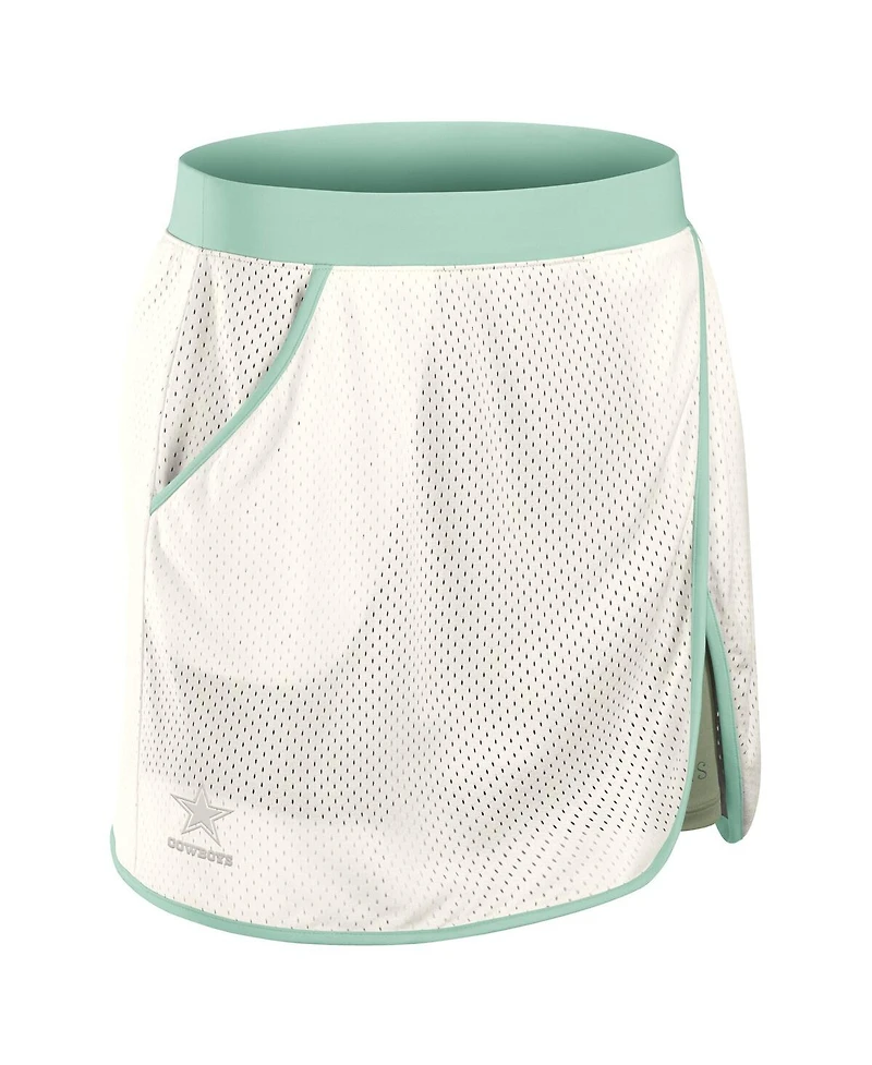 Fanatics Women's Cream Dallas Cowboys Studio Wellness Skorts
