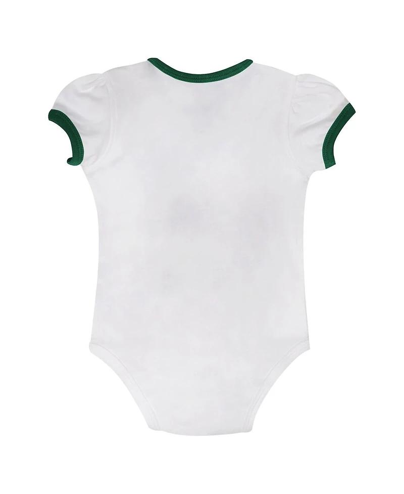 Outerstuff Baby Boys and Girls 2-Piece Green Bay Packers Love My Team Bodysuit and Skirt Set