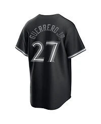 Nike Men's Vladimir Guerrero Jr. Black Toronto Blue Jays Lights Out Replica Player Jersey