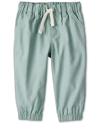 Carter's Baby Boys Cotton Hooded Plaid Long-Sleeve T-Shirt & Pants, 2 Piece Set