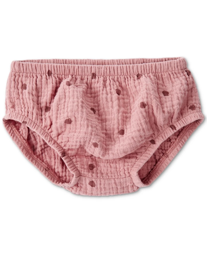 Carter's Baby Girls Acorn-Print Short-Sleeve Dress & Socks, 2 Piece Set