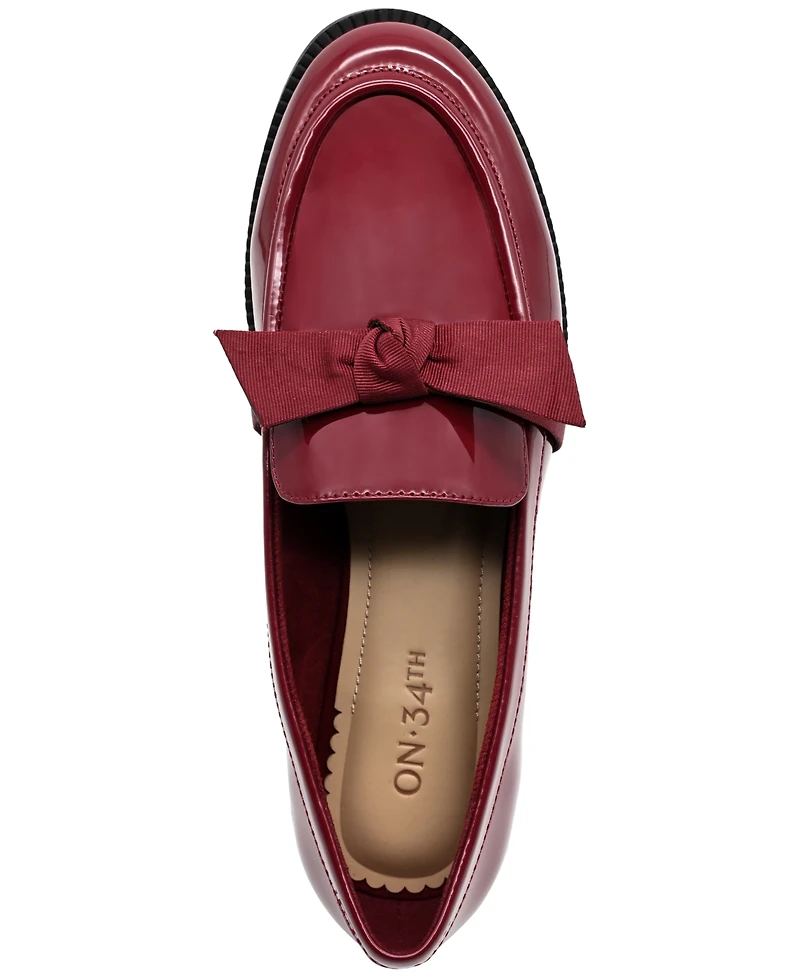 On 34th Women's Kasandra Bow Loafers, Created for Macy's