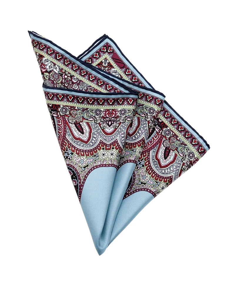 Elizabetta Men's Perugia - Silk Pocket Square for Men