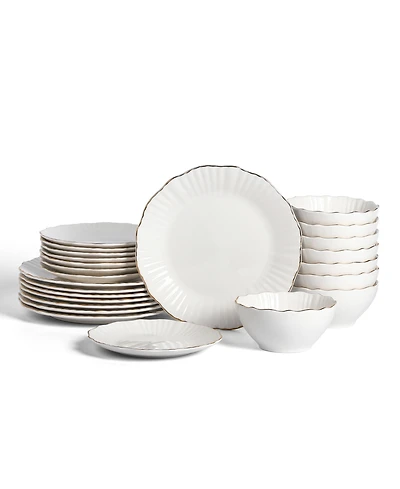 Christian Siriano Zinnia 24 Pc. Dinnerware Set, Service for 8