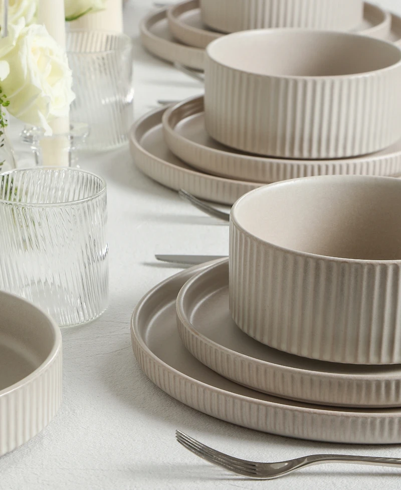 Stone Lain Haven 16 Pc. Dinnerware & Glassware Set, Service for 4