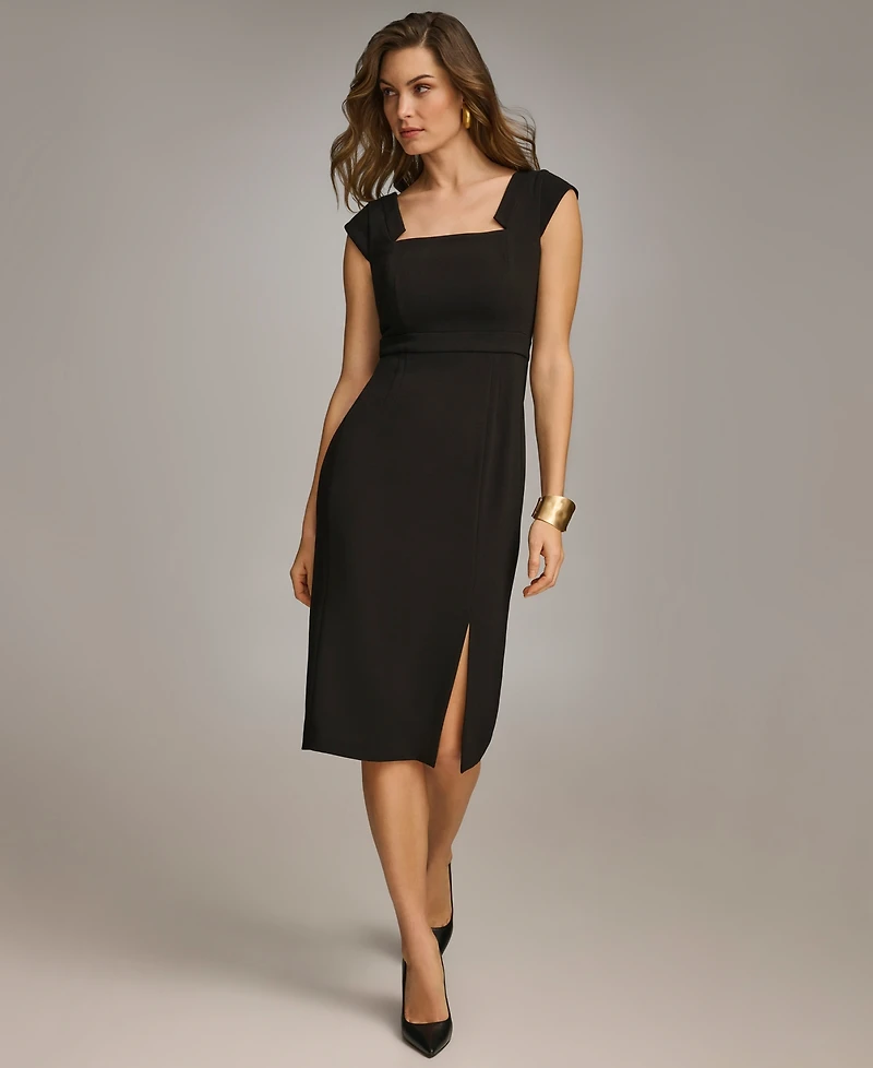 Donna Karan New York Women's Sleeveless Midi Dress