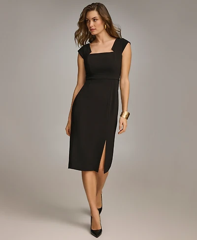 Donna Karan New York Women's Sleeveless Midi Dress