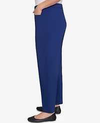 Alfred Dunner Plus Size Classic Allure Fitted Stretch Medium Length Pants