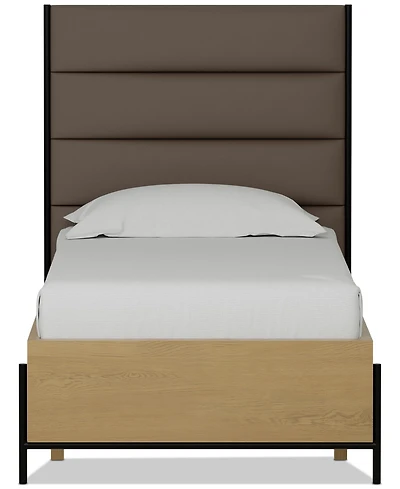 Linstead Twin Upholstered Bed, Created for Macy's