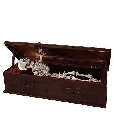 Mr. Halloween 12" Animated Skeleton Coffin