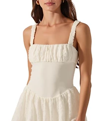 Modenaire Women's Boucle Knit Fit & Flare Mini Dress