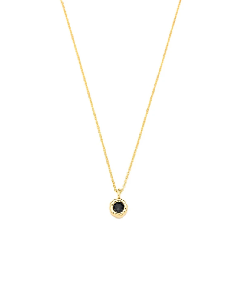 Classicharms Skyler Molten Solitaire Cubic Zirconia Pendant Necklace