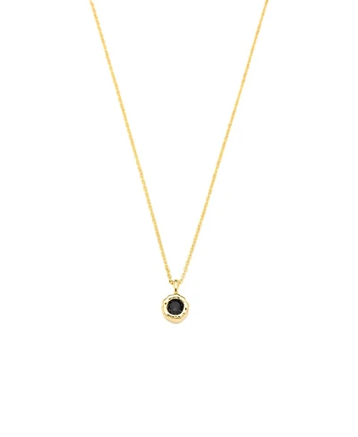 Classicharms Skyler Molten Solitaire Cubic Zirconia Pendant Necklace