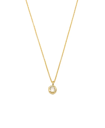 Classicharms Skyler Molten Solitaire Cubic Zirconia Pendant Necklace