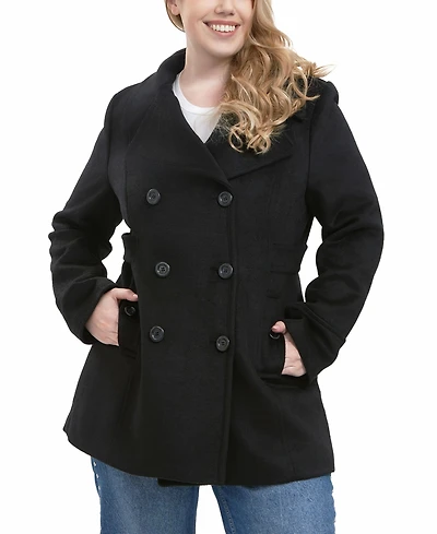 Bgsd Plus Riley Wool Blend Pea Coat