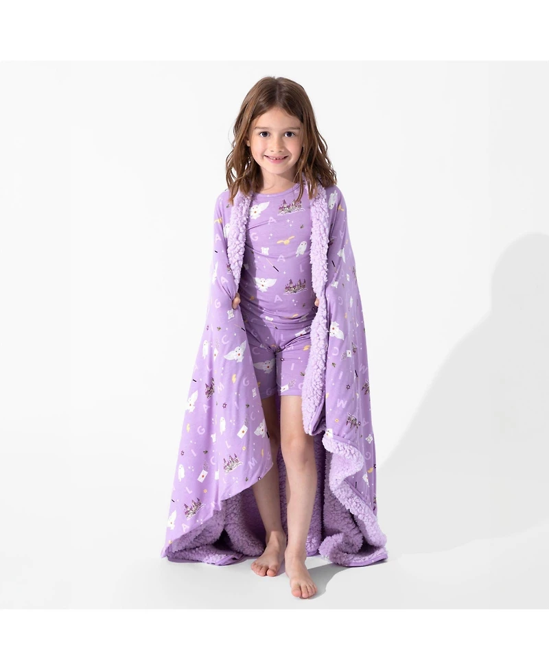 Bellabu Bear Kids Unisex Hedwig's Magical Mail 2-Piece Short Sleeve & Shorts Pajama Set
