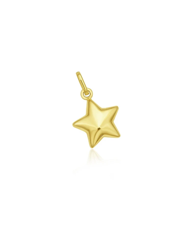 The Lovery Gold Puffy Star Charm 14K Gold