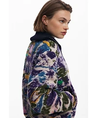Desigual Women's Heathered bomber jacket