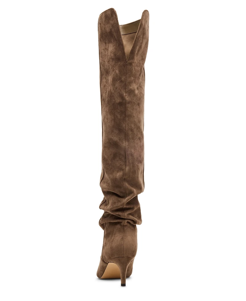 Madden Girl Women's Stassi Wide-Calf Over-the-Knee Stiletto Dress Boots