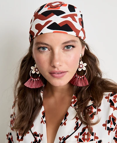 Women's Graphic Printed Scarf, Macy's Exclusive - On 34th | Alix Friedberg Capsule Collection