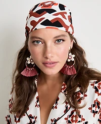 Women's Graphic Printed Scarf, Macy's Exclusive - On 34th | Alix Friedberg Capsule Collection