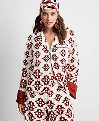 Women's Medallion-Print Shirt, Macy's Exclusive - On 34th | Alix Friedberg Capsule Collection