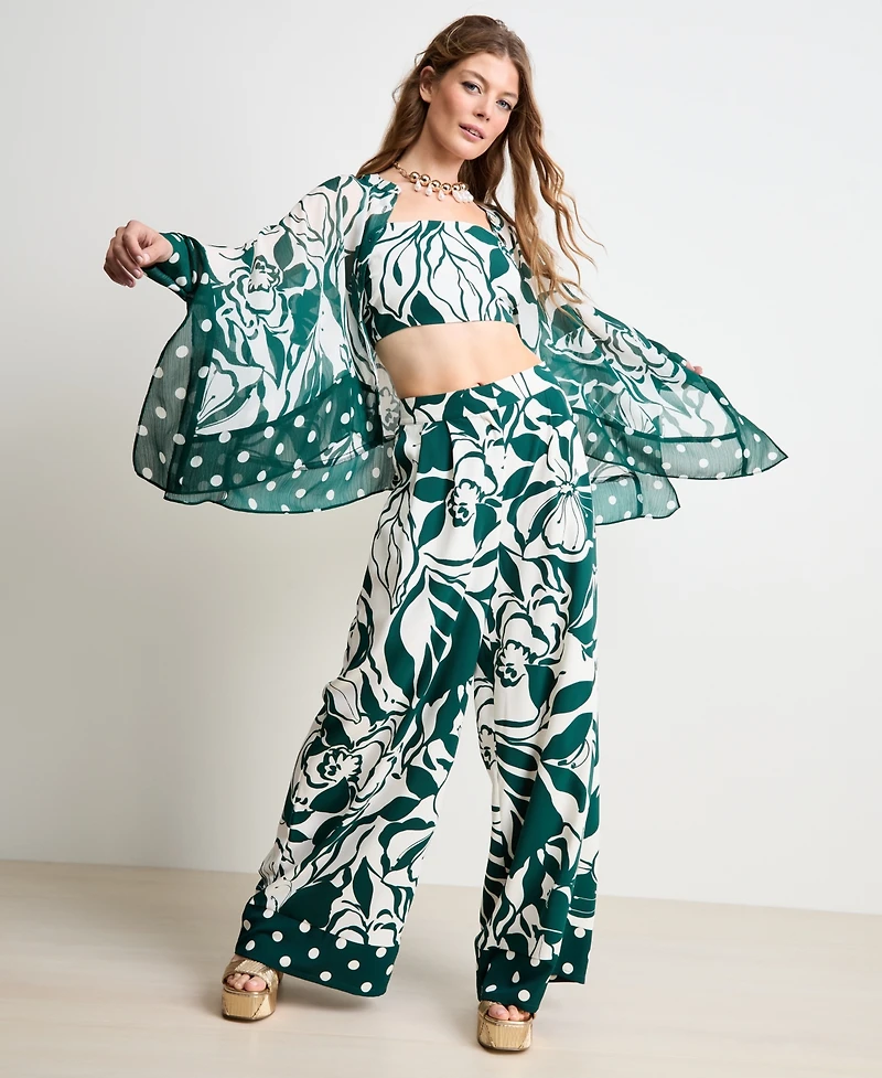 Women's Button-Front Poncho Blouse, Macys' Exclusive - On 34th | Alix Friedberg Capsule Collection
