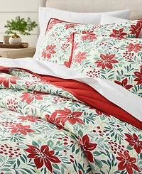 Holiday Lane Poinsettia Quilt Set, Full/Queen, Macy's Exclusive