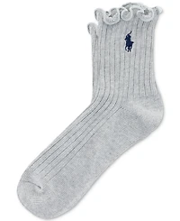 Polo Ralph Lauren Women's Lettuce Edge Anklet Socks 79132