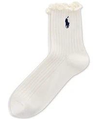 Polo Ralph Lauren Women's Lettuce Edge Anklet Socks 79132