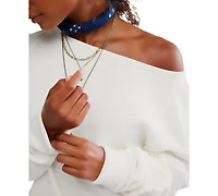 Free People Women's Jess Asymmetric Long Sleeve Top