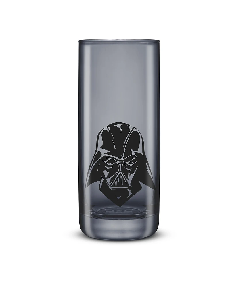 JoyJolt Star Wars Dark and Light Silhouette Tall Drinking Glasses, Set of 2