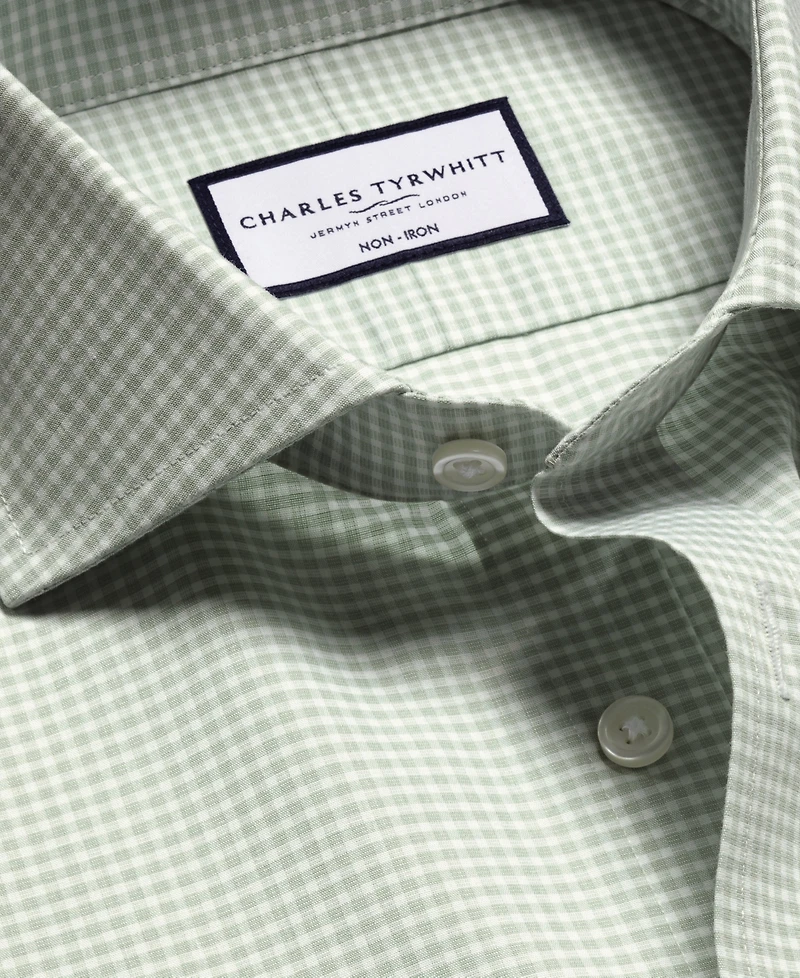 Charles Tyrwhitt Men's Non-Iron Gingham Dress Shirt