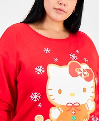 Love Tribe Trendy Plus Hello Kitty Holiday Sweatshirt