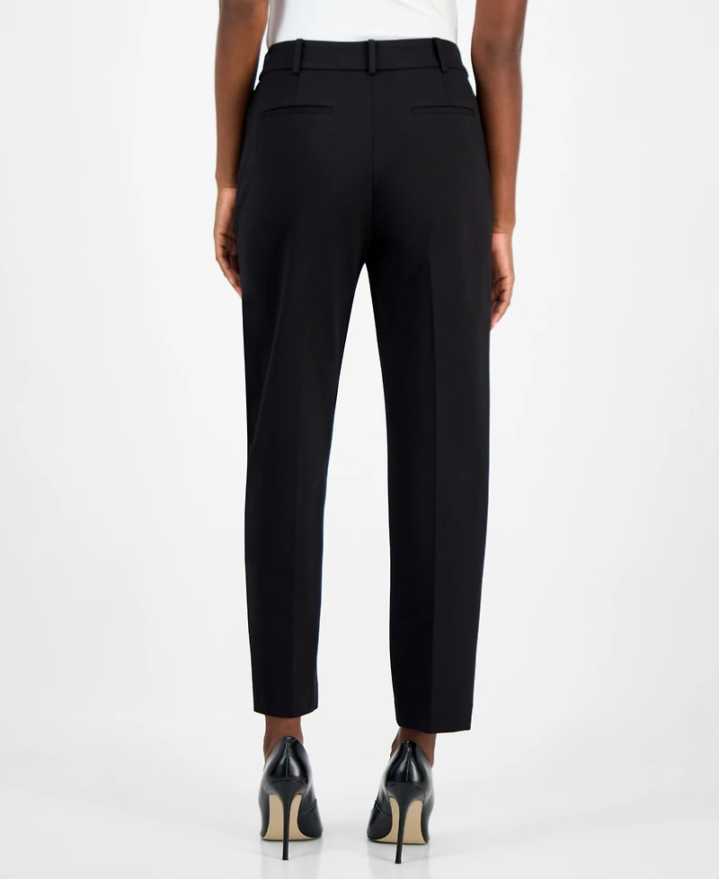 Bar Iii Women's Compression High-Rise Straight-Leg Pants, Macy's Exclusive