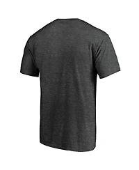 Fanatics Mto Label Men's Heather Charcoal Boston Red Sox Logo T-Shirt