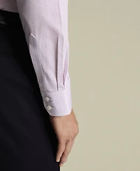 Charles Tyrwhitt Men's Non-Iron Check Dress Shirt