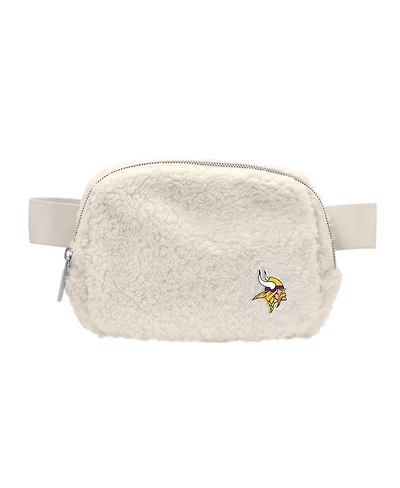 Logo Brands Minnesota Vikings Sherpa Fanny Pack Handbag