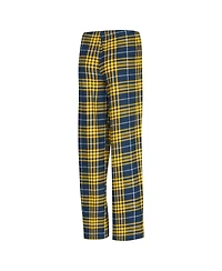 Concepts Sport Women's 2-Piece Navy/Gold Indiana Pacers Vector Top Flannel Pants and Sleep Set