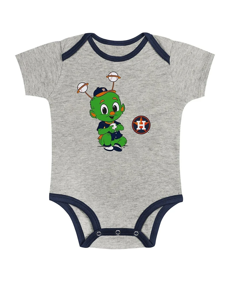 Outerstuff Baby Boys and Girls 2-Pack Houston Astros Play Ball Bodysuit Set