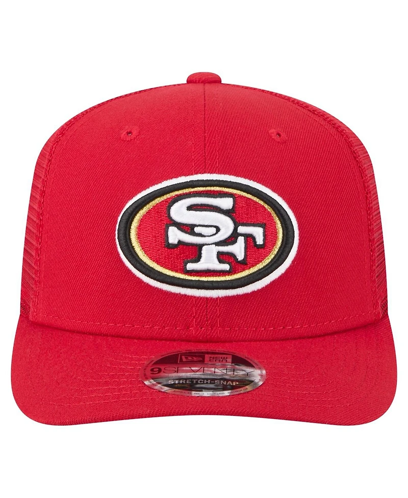 New Era Men's Scarlet San Francisco 49ers Team Collection 9SEVENTY Stretch-Snap Adjustable Hat